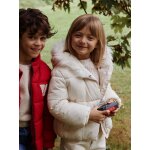 Doudoune motifs magiques fille doubl�e sherpa vanille