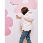 Doudoune r�versible avec capuche et doublure en peluche douce synth�tique beige