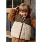 Doudoune r�versible enfant avec capuche arthur vert