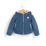 Doudoune r�versible fille bleu