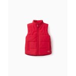 Doudoune sans manches avec doublure en polaire et poches lat�rales rouge