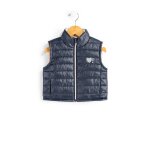 Doudoune sans manches fille indigo