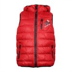 Doudoune sans manches garon ecarti rouge