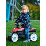 Draisienne baby moto � roues silencieuses rouge corail