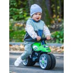 Draisienne baby moto � roues silencieuses vert bud racing
