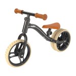 Draisienne junior, lgre, facile  transporter, quip d'une double roue arrire noir