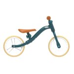 Draisienne junior, lgre, facile  transporter, quip d'une double roue arrire vert