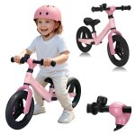 Draisienne toni l�g�re d�s 18 mois avec guidon et selle r�glables pink rose