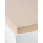 Drap housse bb uni en gaze de coton bio * vanille