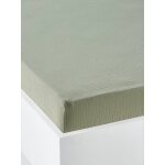 Drap housse bb uni en gaze de coton bio * vert sauge