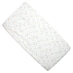 Drap housse berceau en coton sidonia sidonia, beige, �cru, blanc