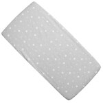 Drap housse berceau en coton stella gris
