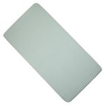 Drap housse berceau en gaze de coton jeanne vert de gris Drap housse berceau en gaze de coton jeanne vert de gris