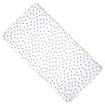 Drap housse berceau en gaze de coton lovio bleu