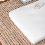 Drap housse coton bio jersey - berceau blanc