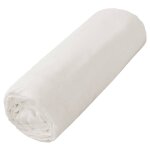 Drap housse en coton jersey uni beige