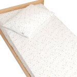 Drap - housse en coton sidonia sidonia, beige, cru, blanc