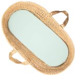 Drap housse couffin en coton jersey uni vert amande