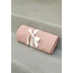 Drap housse enfant bois de rose 90 x 190 cm rose