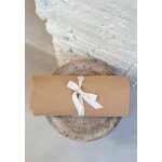 Drap housse enfant caramel 90 x 190 cm marron