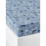Drap - housse enfant cosmos bleu Drap - housse enfant cosmos bleu