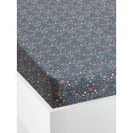 Drap - housse enfant avec coton recycl brocliande vert imprim