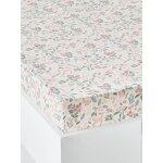 Drap - housse enfant victoria écru / multicolore Drap - housse enfant victoria écru / multicolore