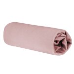 Drap housse extensible en coton bio lil planet rose pastel