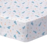 Drap - housse imprim� 100% coton, disney home frozen sisters blanc