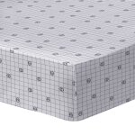 Drap - housse imprim 100% coton, spiderman home hero gris