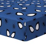 Drap - housse imprim�, spiderman home true hero bleu