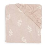 Drap housse jersey en coton rose