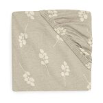 Drap housse jersey en coton vert