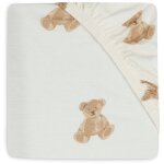 Drap housse en jersey ecru