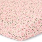 Drap housse lit b�b� forest treasures (60 x 120 cm) rose