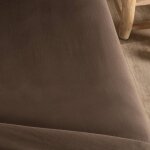 Drap housse satin de coton bio lavé 1 personne brun Drap housse satin de coton bio lavé 1 personne brun