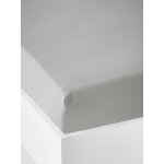 Drap - housse uni bb gris perle