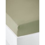 Drap - housse uni bb olive