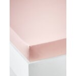 Drap - housse uni enfant rose clair