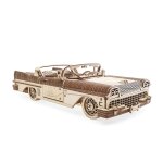 Dream cabriolet vm - 05 maquette de voiture vintage en bois � construire, puzzle 3d � moteur �lastique ...
