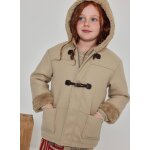 Duffle - coat enfant combin� � capuche et molleton beige