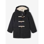 Duffle - coat garon en drap de laine doubl sherpa gris chin
