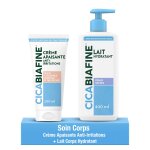 Duo hydratation & apaisement corps cr�me apaisante anti - irritations 200 ml & lait hydratant 400 ml ...