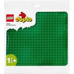 Duplo la plaque de construction verte 10980 socle de base pour assemblage et exposition multicolore