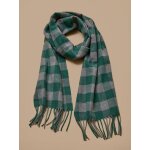 �charpe carreaux enfant vert pin