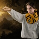 �charpe infini poufsouffle - harry potter jaune ray�