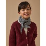 �charpe en laine fille gris chine
