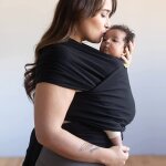 Echarpe de portage boba wrap noire noir