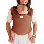 �charpe de portage en coton biologique tricot slen terracotta