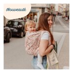 �charpe de portage seacell�, jungle marine azal�e nude